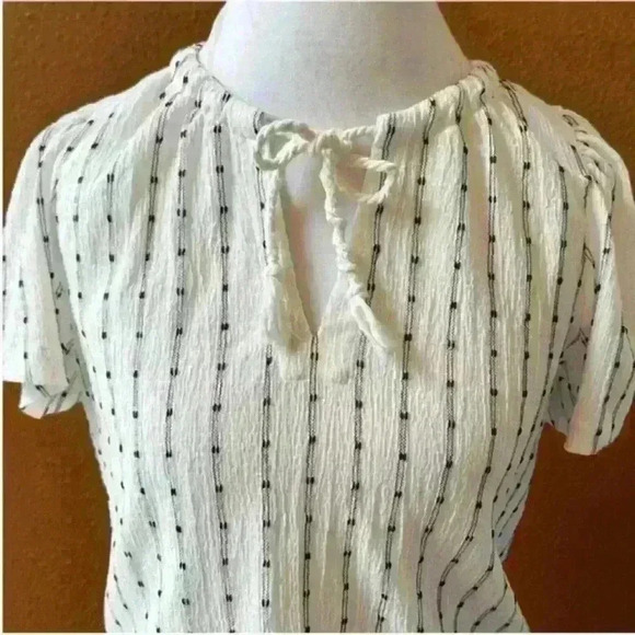 Madewell “Tie-Neck Tunic Top" Women's Size XXS Excellent Condition! - Picture 7 of 10